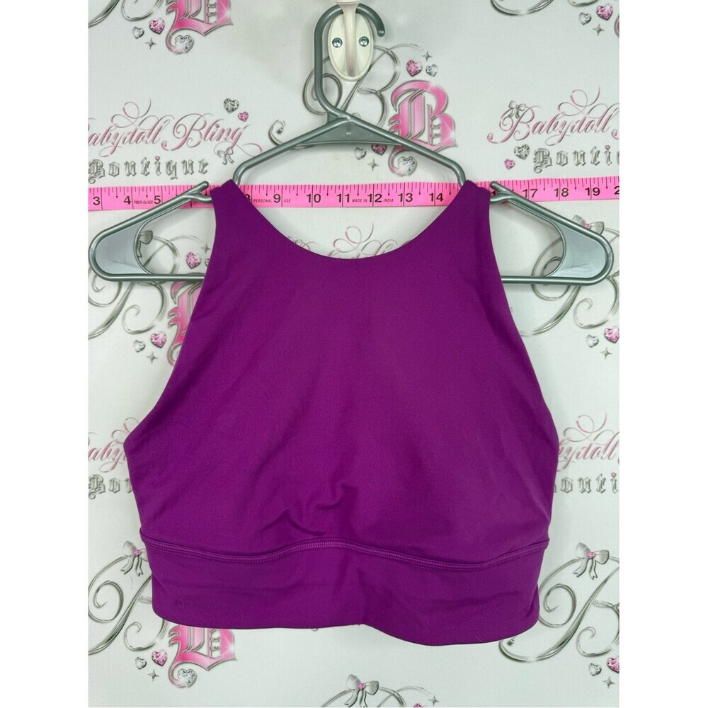 Athletic Works Magenta High-Neck Sports Bra